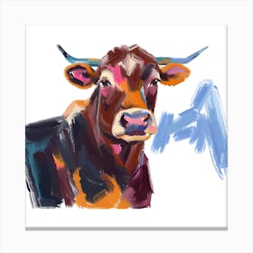 Angus Cow 02 Canvas Print