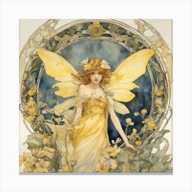 Yellow Fairy Canvas Print