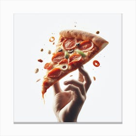 Pizza24 Canvas Print