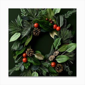 Christmas Wreath 8 Canvas Print