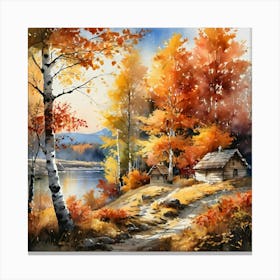 Autumn In The Woods 7 Canvas Print