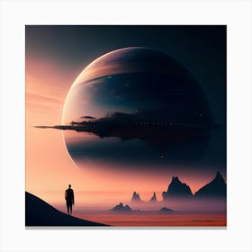 Alien Landscape Canvas Print