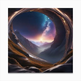 The wave Canvas Print