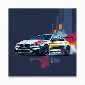 Bmw M4 Gt Canvas Print