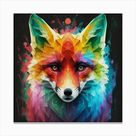 Fox Painting 3 Canvas Print