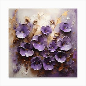 Violets 19 Canvas Print