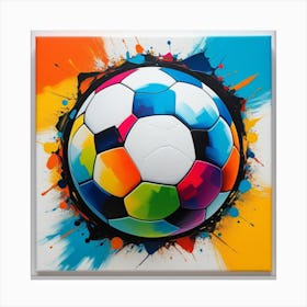 Pelota Abstracto Canvas Print