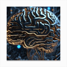 Artificial Brain 65 Canvas Print