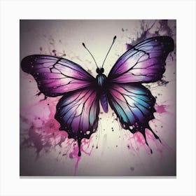 Butterfly Painting 321 Canvas Print