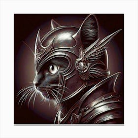 Feline Cat Creative Artwork Illustration 163 Canvas Print