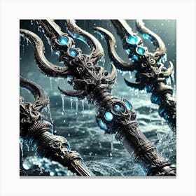 Cascade Sovereignty Tempest Riders Weapons Canvas Print