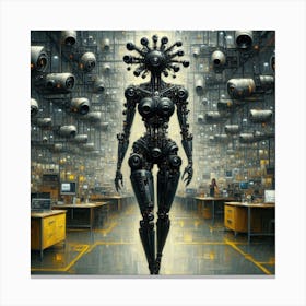 Robot Woman 13 Canvas Print