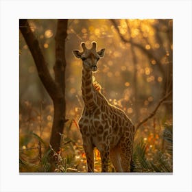 Giraffe 107 Canvas Print