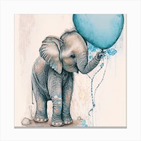 Baby Elephant Canvas Print Canvas Print