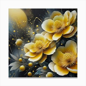 Yellow Flowers Canvas Print