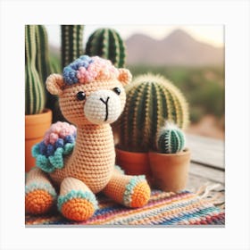 Amigurumi, camel 2 Canvas Print