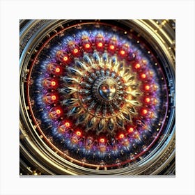 Fractal Mandala 1 Canvas Print