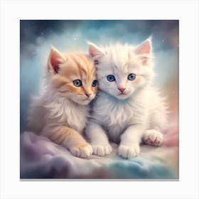 cute kitten Canvas Print