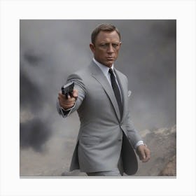 James Bond Canvas Print