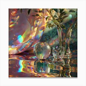 Holographic Reflections 1 Canvas Print