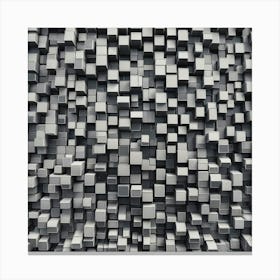 Abstract Cube Wall Canvas Print