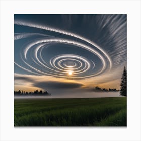 Cloud Formations Canvas Print