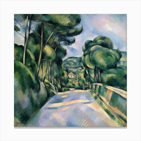 The Bend In The Road, Paul Cézanne Canvas Print