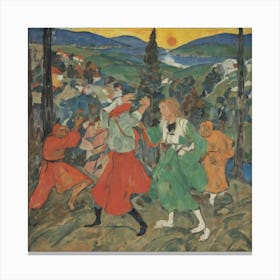 Russian Dancers Canvas Print