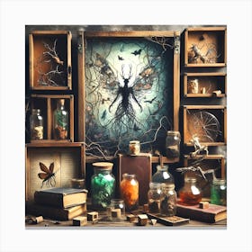 Curious Oddities #6 Canvas Print