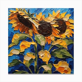 Sunflowers 3 - Ai Canvas Print