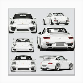 Porsche 911 Gt3 1 Canvas Print