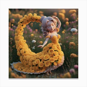 Beauty And The Beast 7 Canvas Print