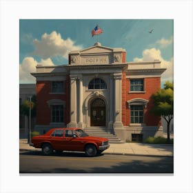 Old Post Office Canvas Print