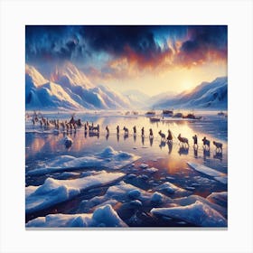 Arctic Explorers Canvas Print