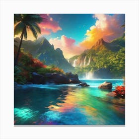 Tropical Paradise 24 Canvas Print