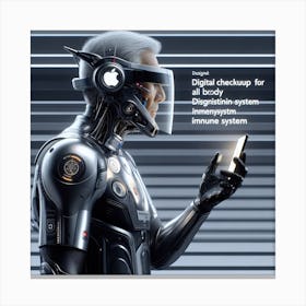 Robot Man 12 Canvas Print
