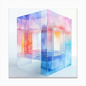 Acrylic Cube Canvas Print