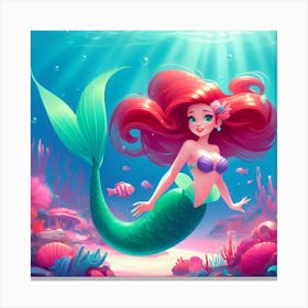 Little Mermaid 1 Canvas Print