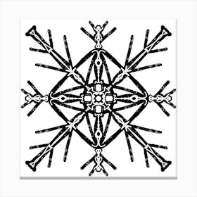 Snowflake 27 Canvas Print