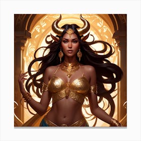 Egyptian Goddess Canvas Print