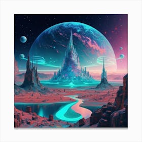 Alien Planet Canvas Print