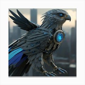 Futuristic Eagle Canvas Print