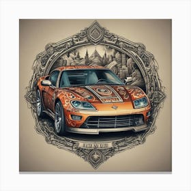 Car Art Canvas Print