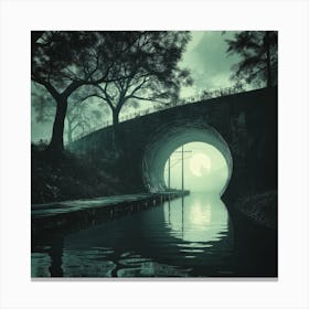 Water Under The Bridge Canvas Print