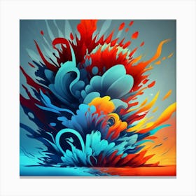 Abstract Painting  Print Canvas Print