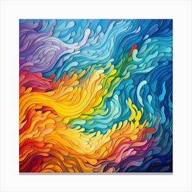 Abstract Abstract Painting 35 Canvas Print