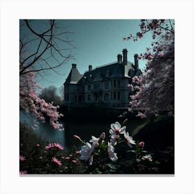 Cherry Blossoms In Bloom Canvas Print