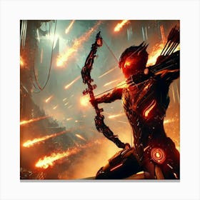 Ember Archer 1 Converted Canvas Print