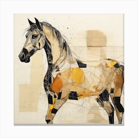 Abstract Equines Collection 6 Canvas Print