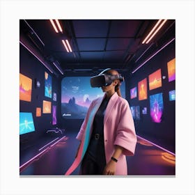 Vr Headset 11 Canvas Print